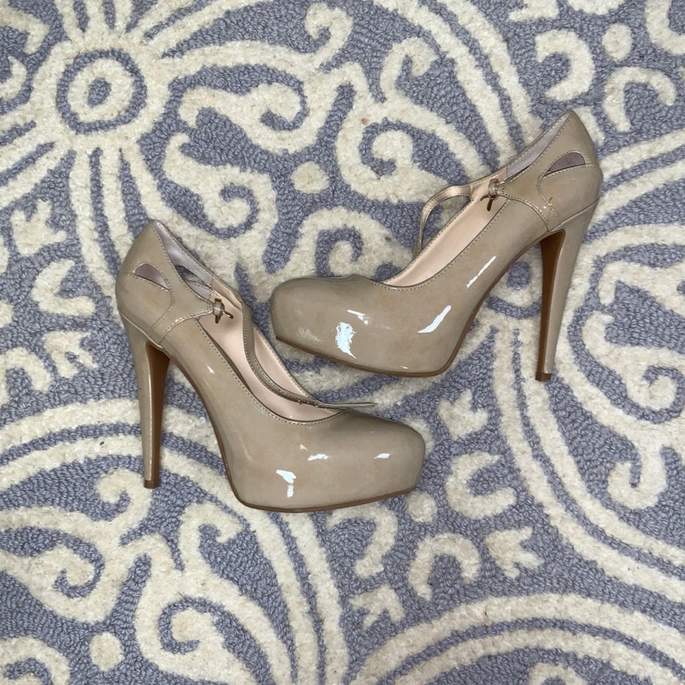 Tan Nine West High Heels